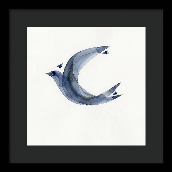 Swallow In Minimalist Style