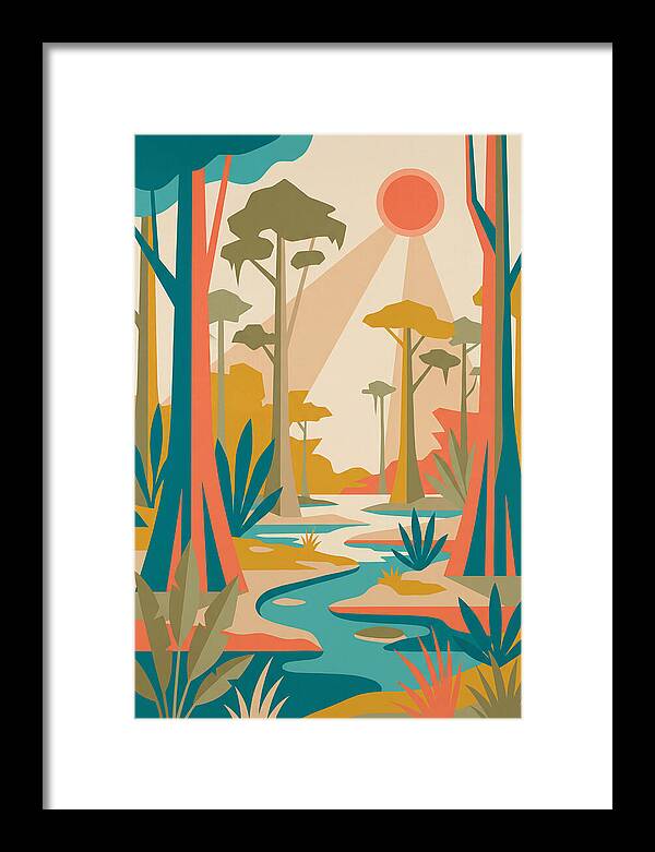 Swamp Serenity In Color