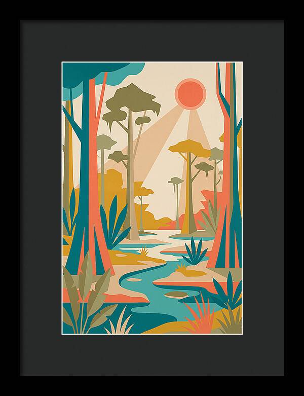 Swamp Serenity In Color
