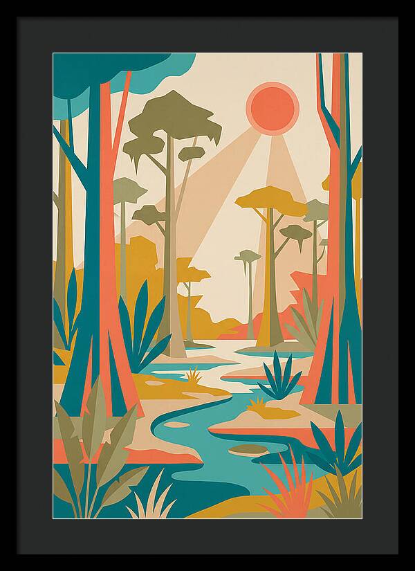 Swamp Serenity In Color