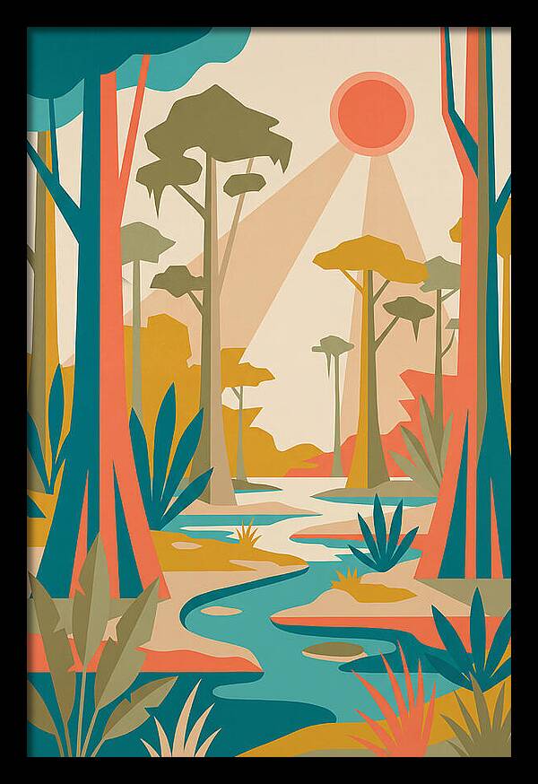 Swamp Serenity In Color