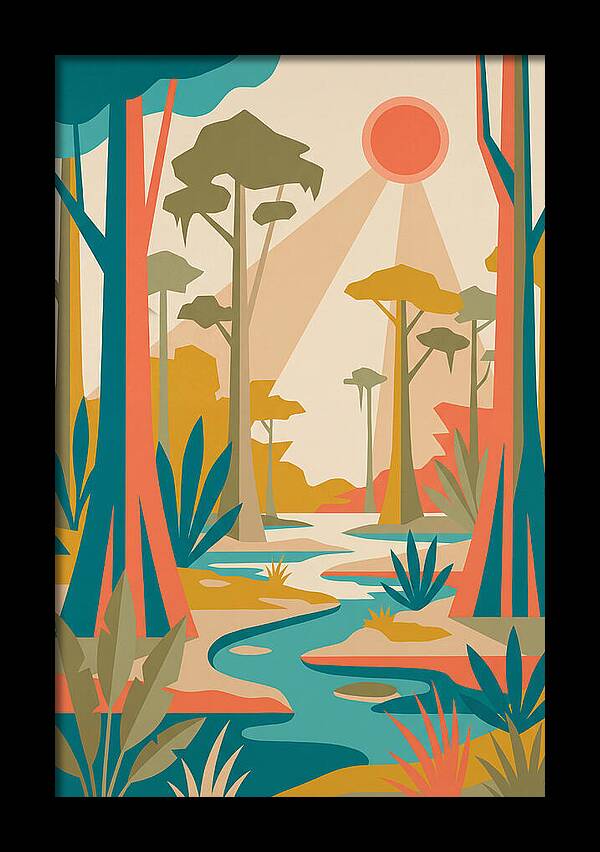 Swamp Serenity In Color