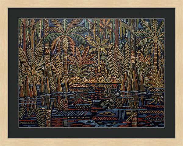 Swamp Serenity In Folk Style