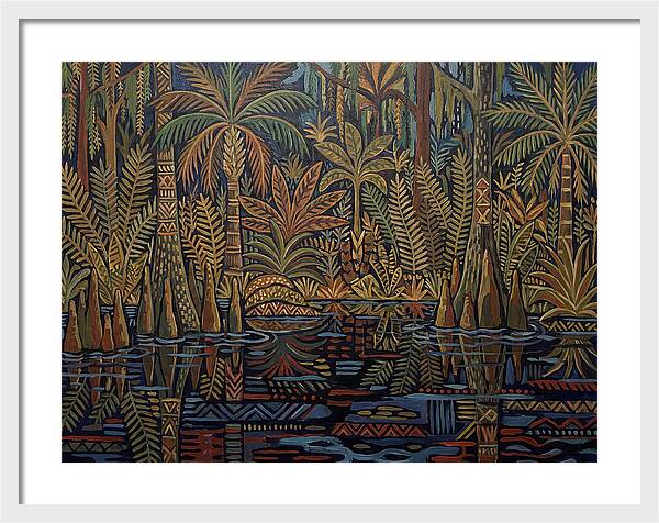 Swamp Serenity In Folk Style