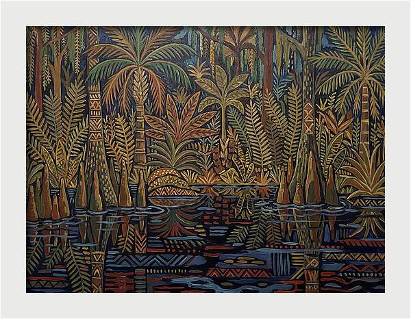 Swamp Serenity In Folk Style