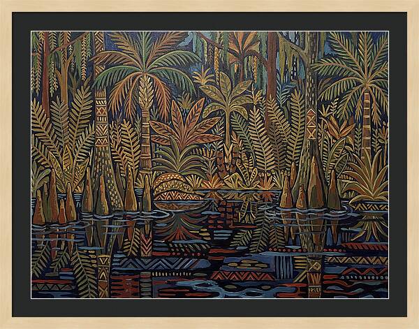 Swamp Serenity In Folk Style