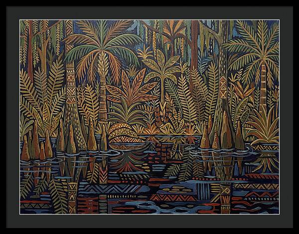 Swamp Serenity In Folk Style