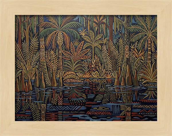 Swamp Serenity In Folk Style