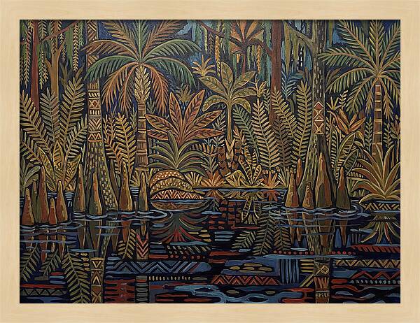 Swamp Serenity In Folk Style