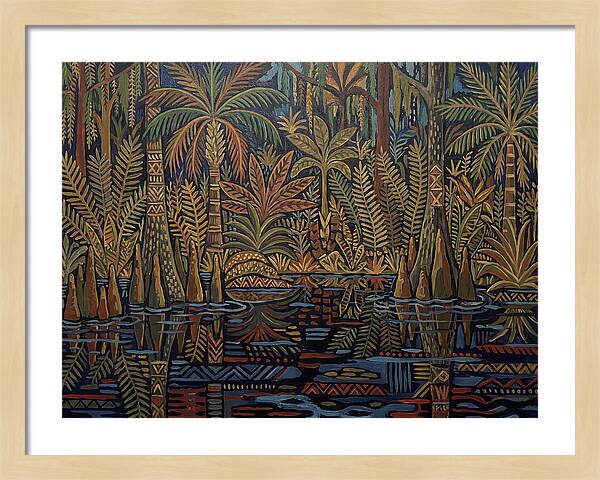 Swamp Serenity In Folk Style