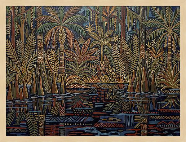Swamp Serenity In Folk Style