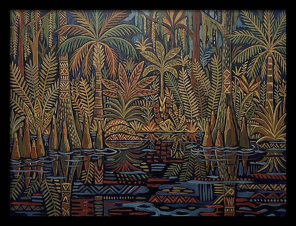 Swamp Serenity In Folk Style
