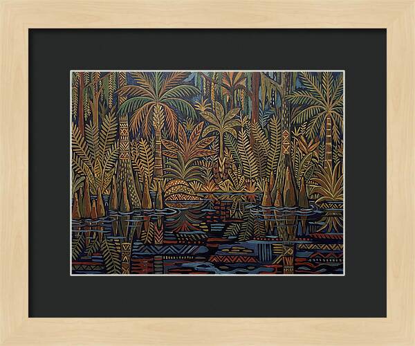 Swamp Serenity In Folk Style