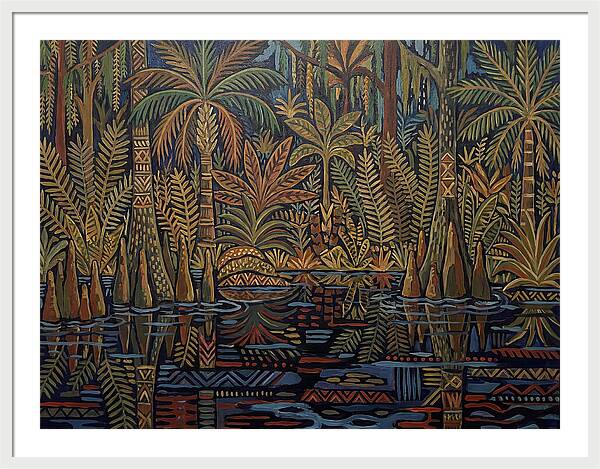 Swamp Serenity In Folk Style