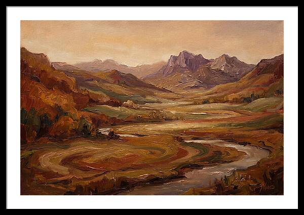 Sweeping Valley With Distant Peaks