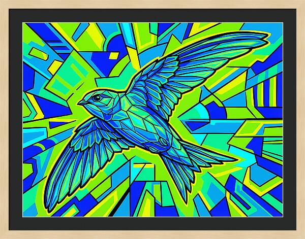 Swiftly Soaring Through Color