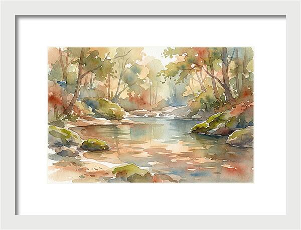 Swimming Hole In Forest