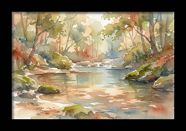 Swimming Hole In Forest