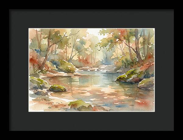 Swimming Hole In Forest