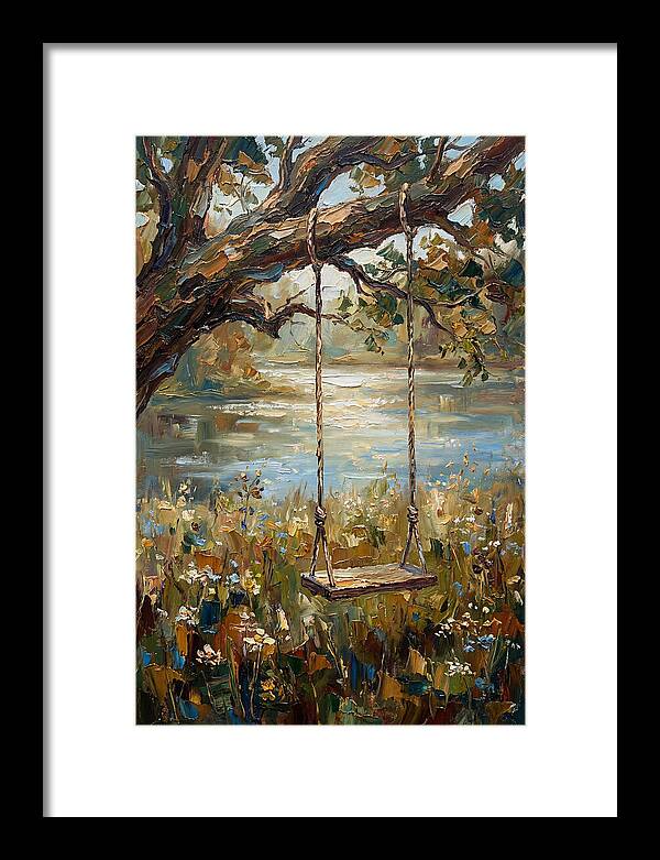 Swinging Serenity Beneath The Tree