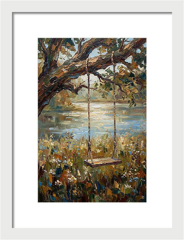 Swinging Serenity Beneath The Tree
