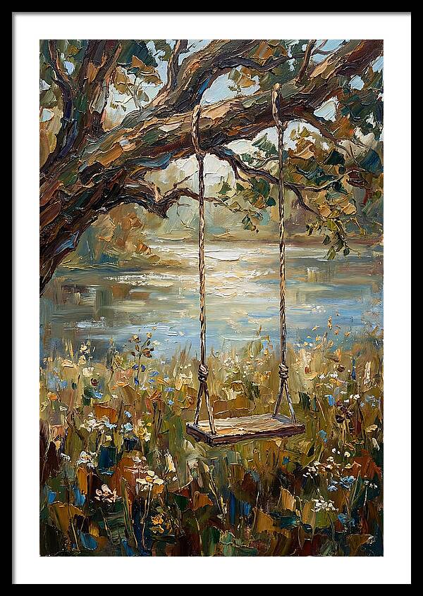 Swinging Serenity Beneath The Tree