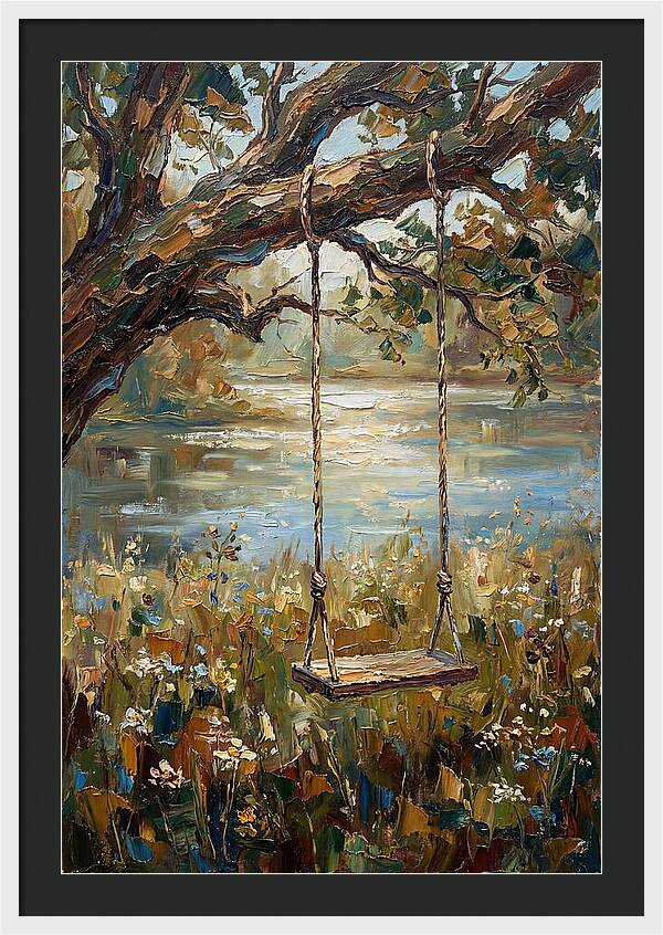 Swinging Serenity Beneath The Tree