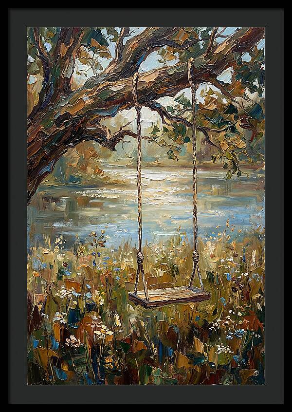Swinging Serenity Beneath The Tree