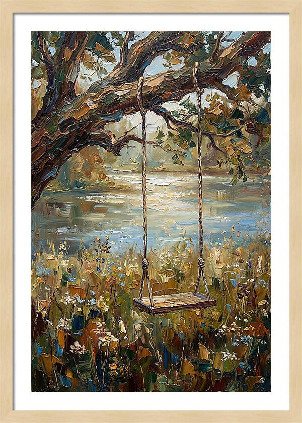 Swinging Serenity Beneath The Tree