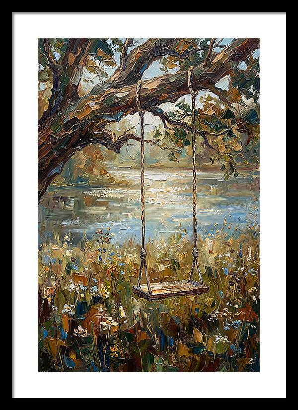 Swinging Serenity Beneath The Tree