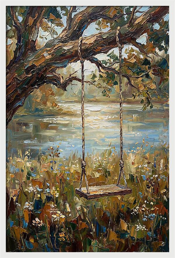 Swinging Serenity Beneath The Tree