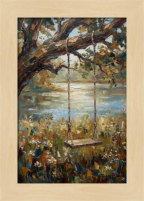 Swinging Serenity Beneath The Tree