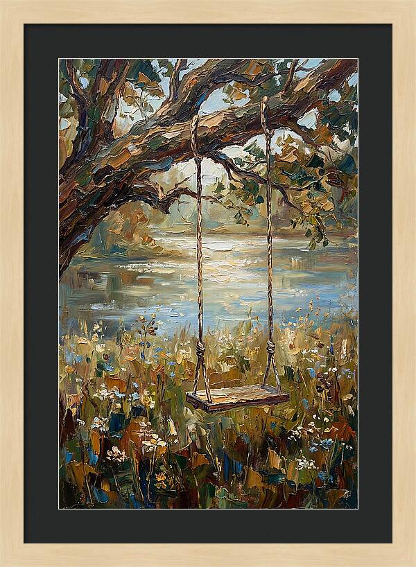 Swinging Serenity Beneath The Tree