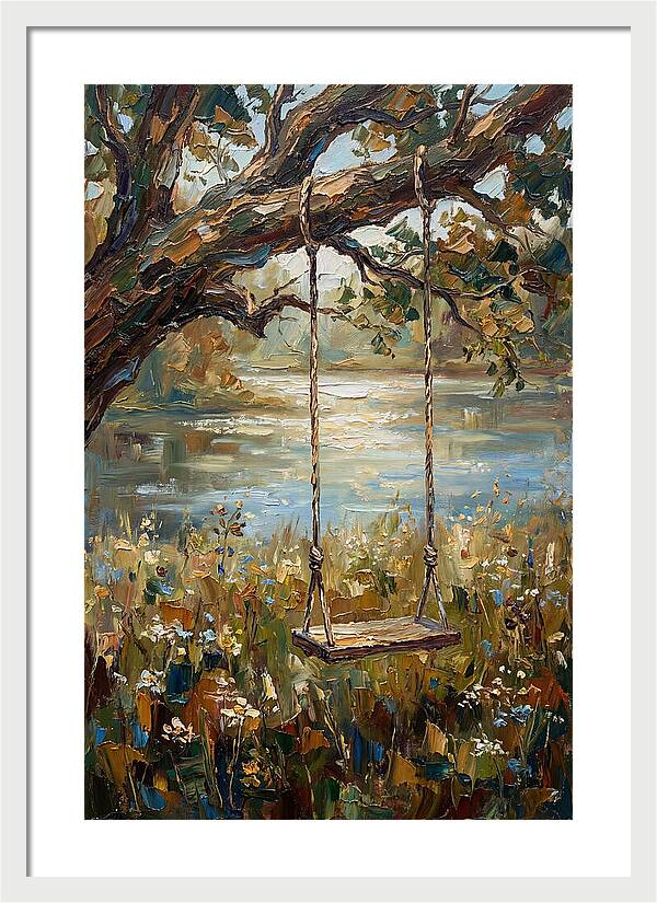 Swinging Serenity Beneath The Tree