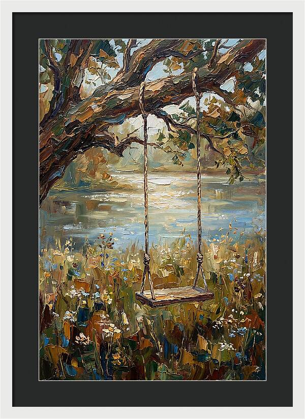Swinging Serenity Beneath The Tree
