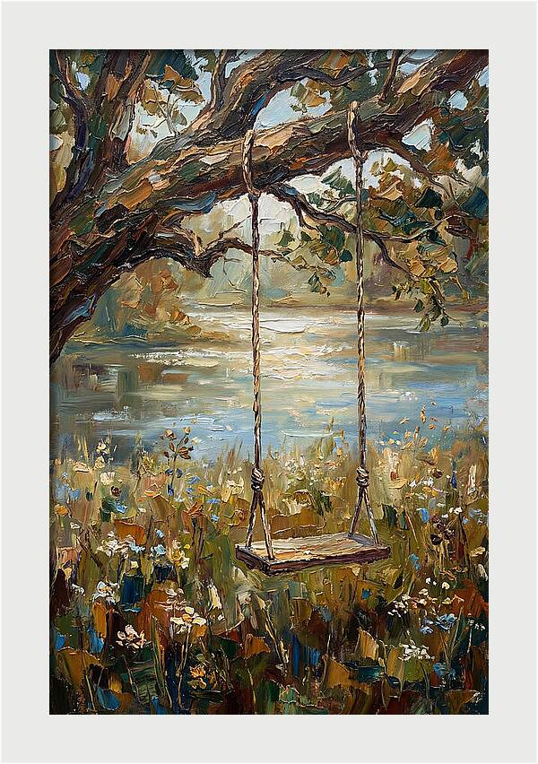 Swinging Serenity Beneath The Tree