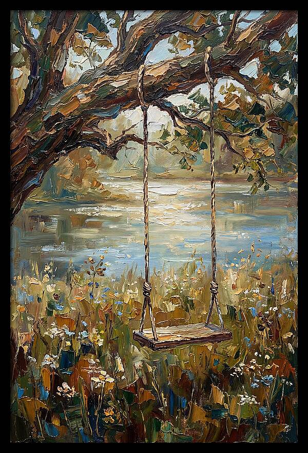 Swinging Serenity Beneath The Tree