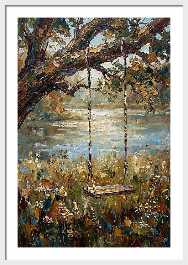 Swinging Serenity Beneath The Tree