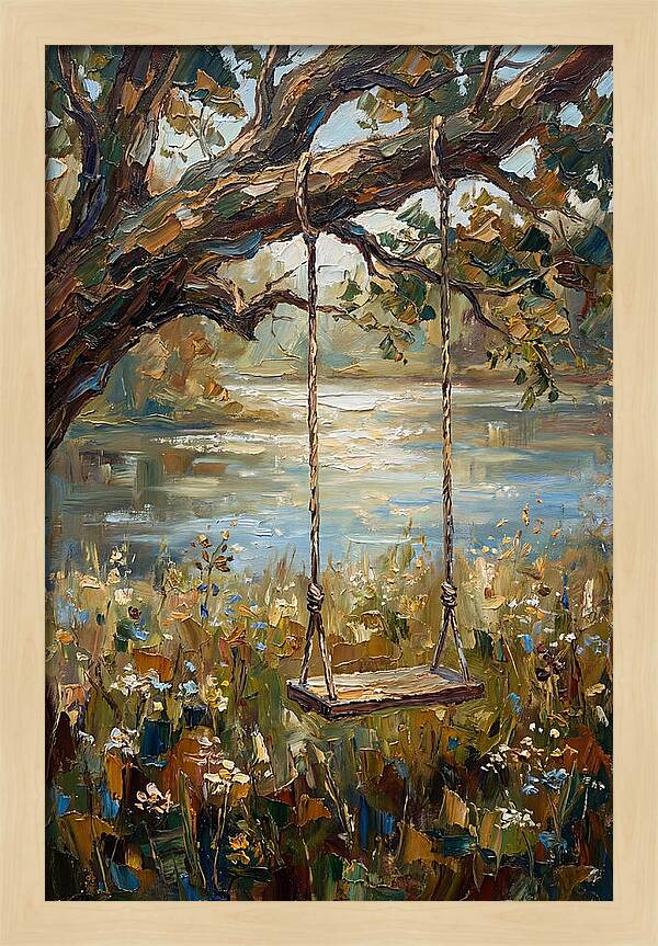 Swinging Serenity Beneath The Tree