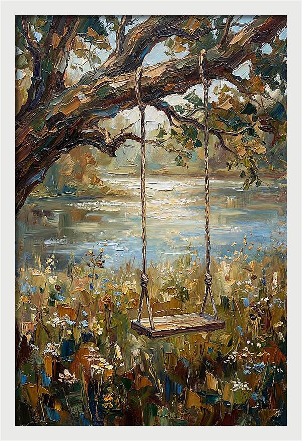 Swinging Serenity Beneath The Tree