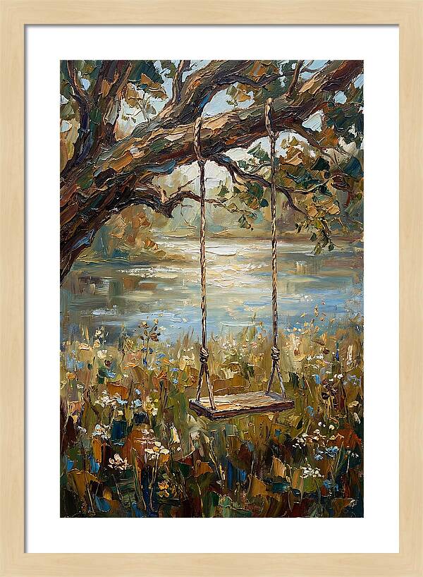 Swinging Serenity Beneath The Tree