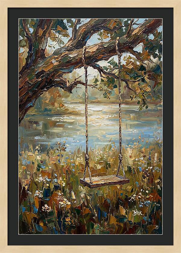 Swinging Serenity Beneath The Tree