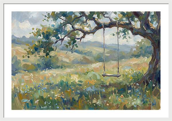 Swinging Through Natures Embrace