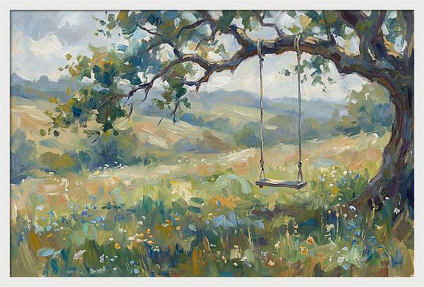 Swinging Through Natures Embrace