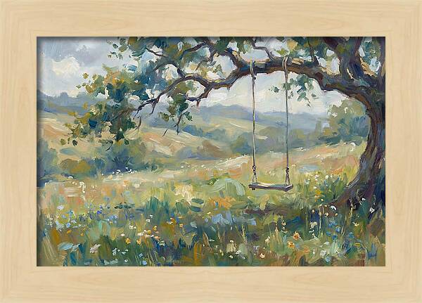 Swinging Through Natures Embrace