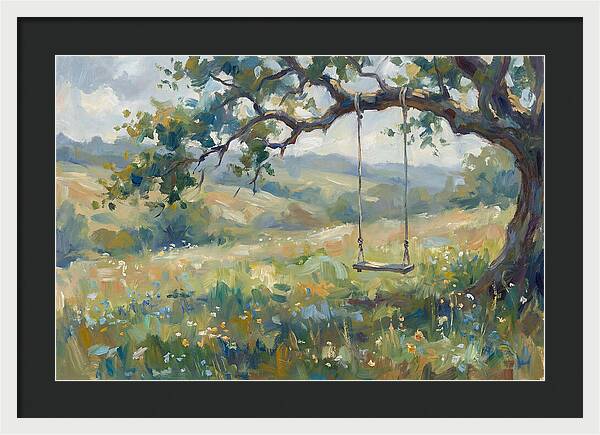 Swinging Through Natures Embrace