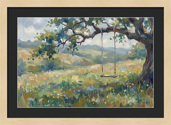 Swinging Through Natures Embrace