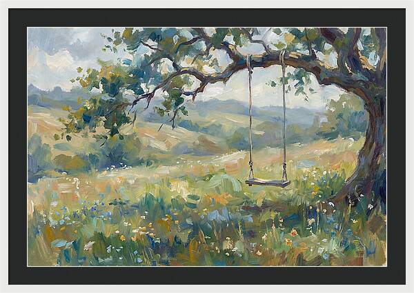 Swinging Through Natures Embrace