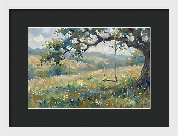 Swinging Through Natures Embrace