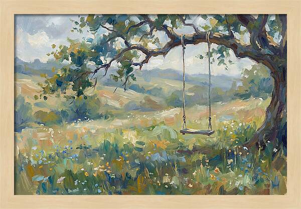 Swinging Through Natures Embrace